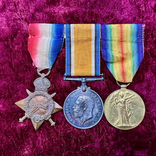 Ref: 5791 - WW1 Medal Trio on Bar.